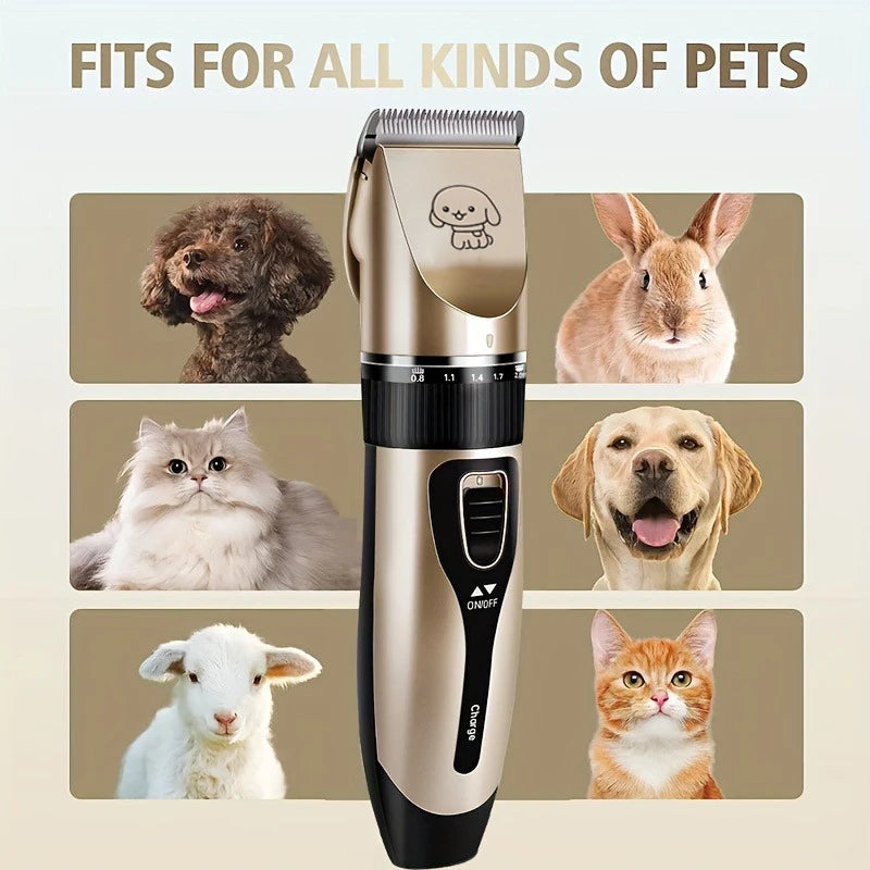 Cordless Pet Hair Trimmer for Dogs Cats