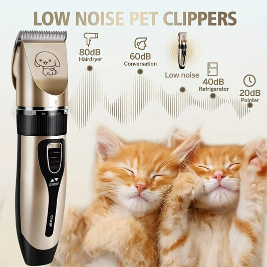 Cordless Pet Hair Trimmer for Dogs Cats