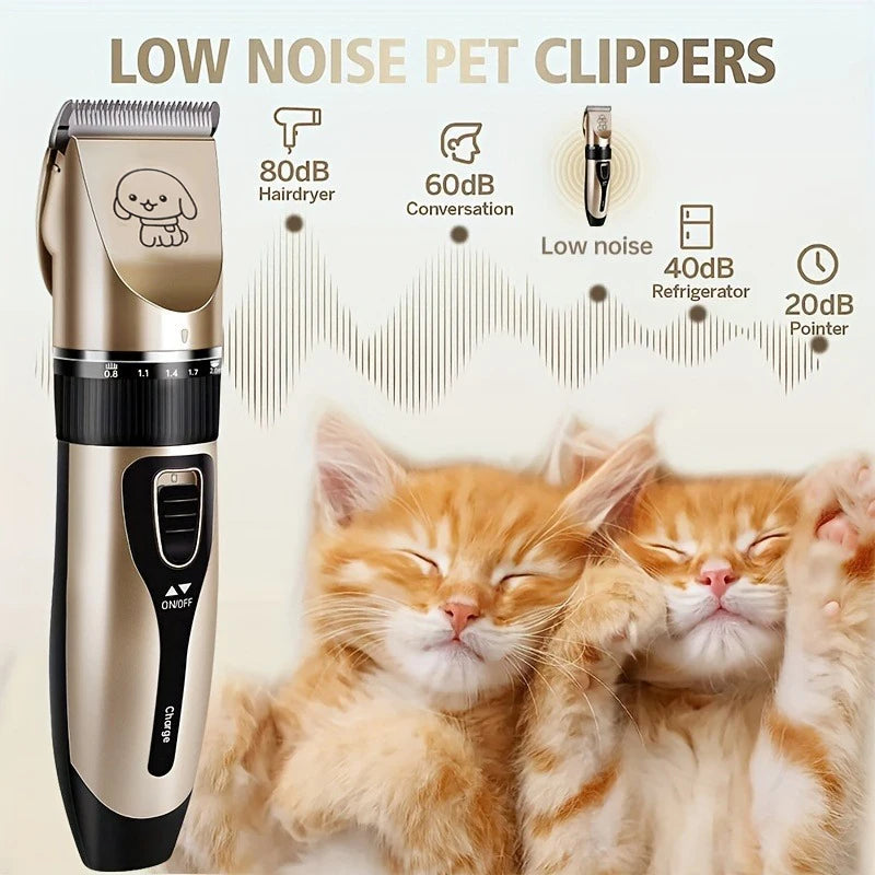 Cordless Pet Hair Trimmer for Dogs Cats