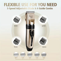 Cordless Pet Hair Trimmer for Dogs Cats